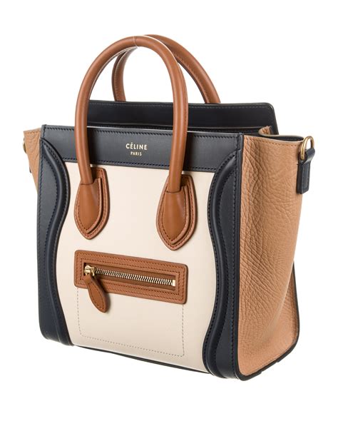 celine nano luggage tote ebay|Celine nano luggage tote bag.